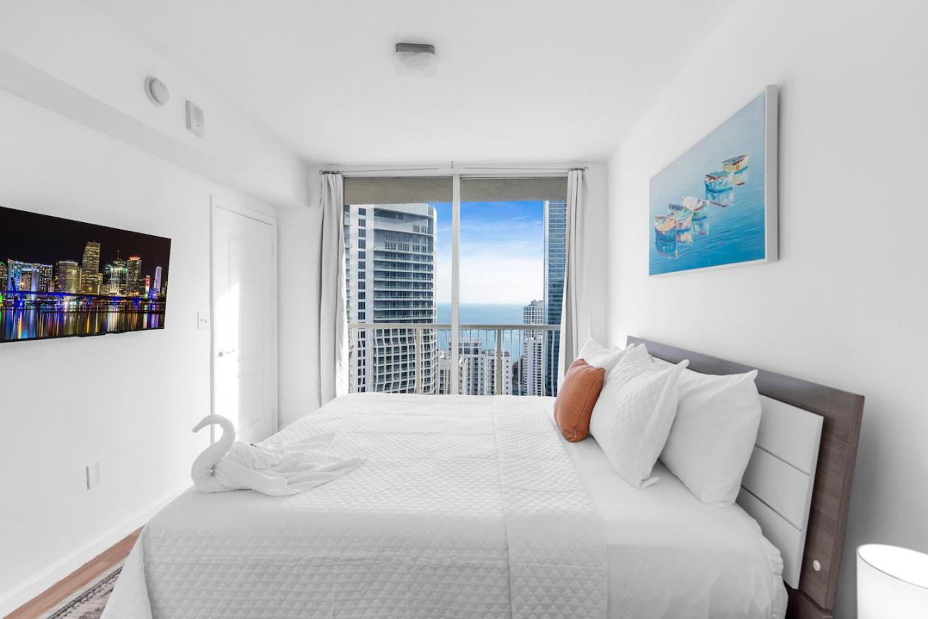 Spacious 2 Bed Unit In Brickell With Free Parking Майами Экстерьер фото
