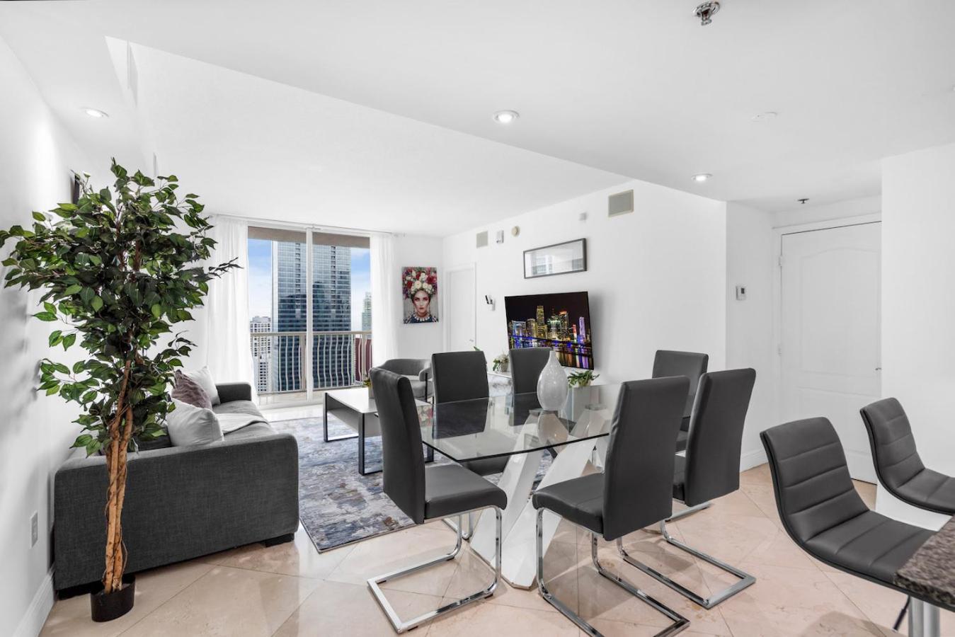 Spacious 2 Bed Unit In Brickell With Free Parking Майами Экстерьер фото